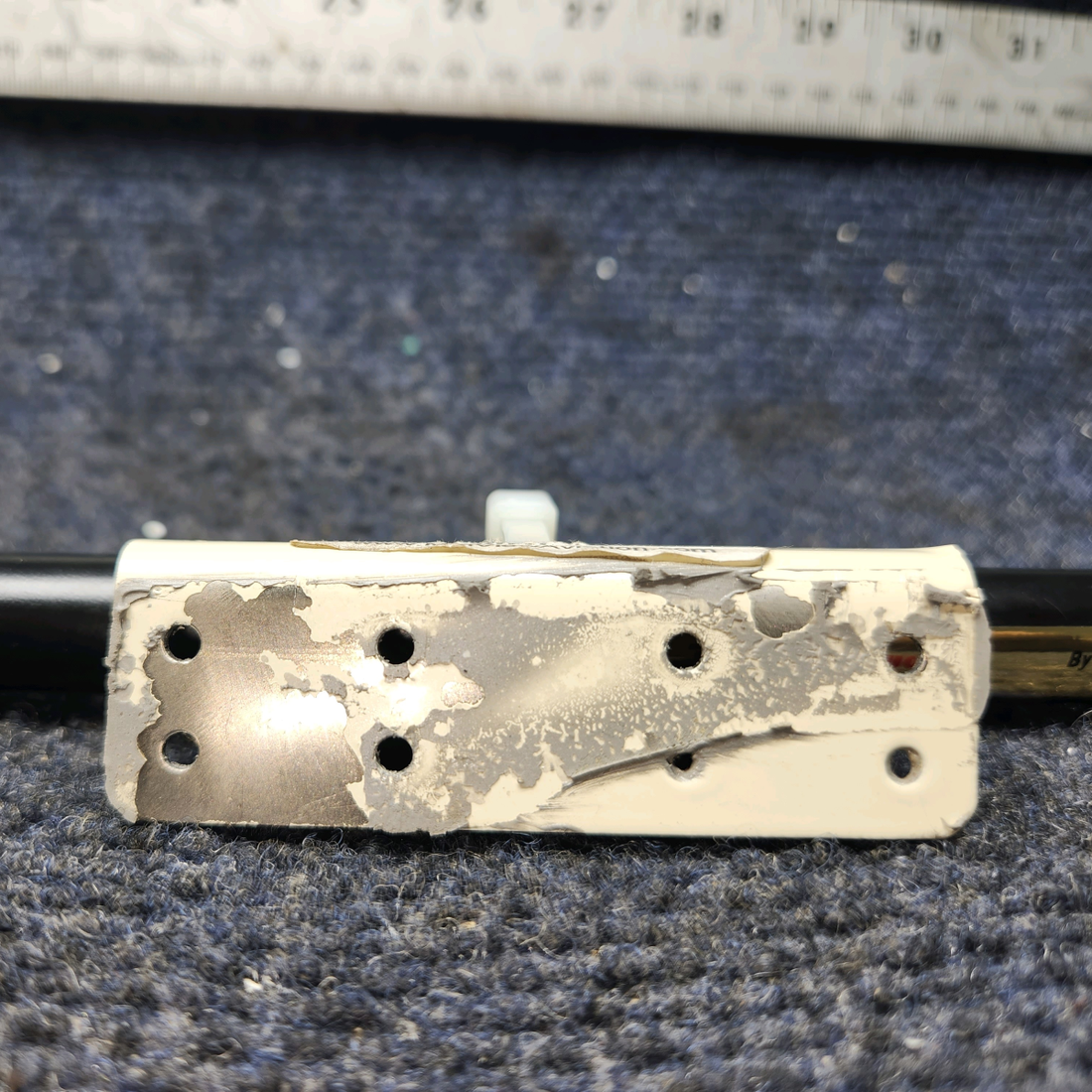 Used aircraft parts for sale, 201C101-21, 201C103-2 Mtn View Aviation Piper PA28-140 Cabin Door Steward w/ Mounts