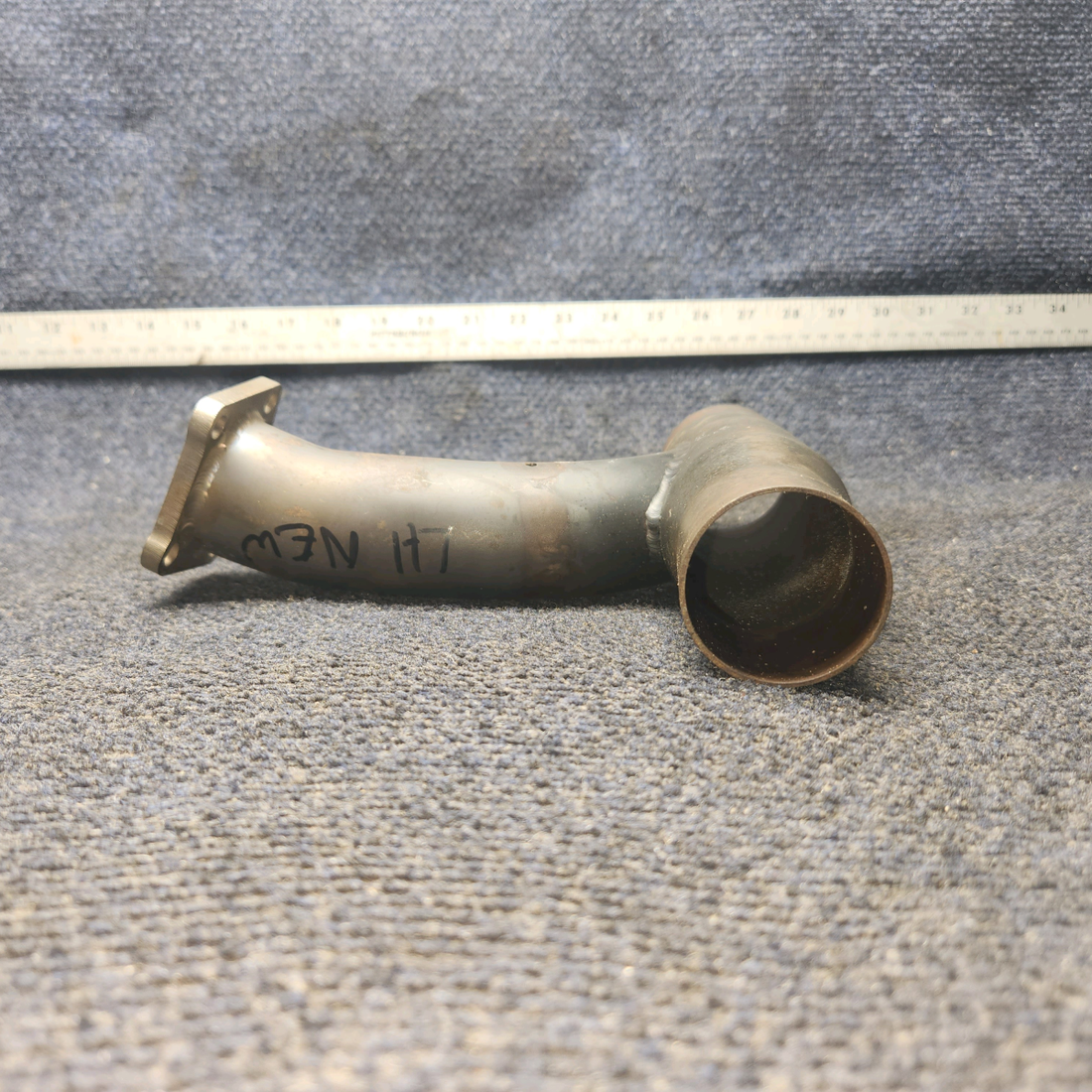 Used aircraft parts for sale, 96-950002-7 BEECHCRAFT 95-55B Exhaust Stack Assembly – Cylinder #4, LH Engine