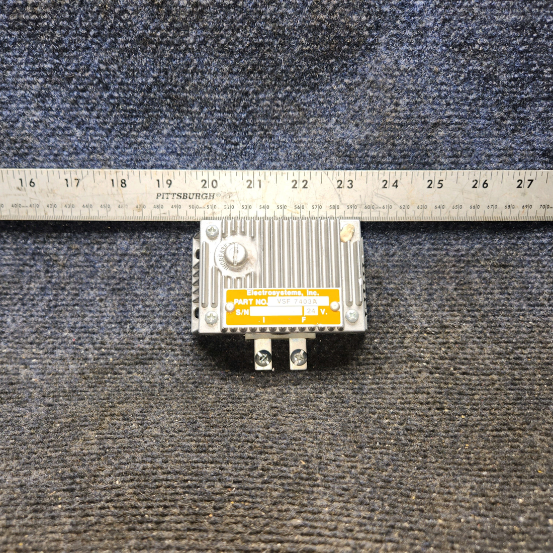 Used aircraft parts for sale, VSF7403A ElectroSystems Voltage Regulator (28V)
