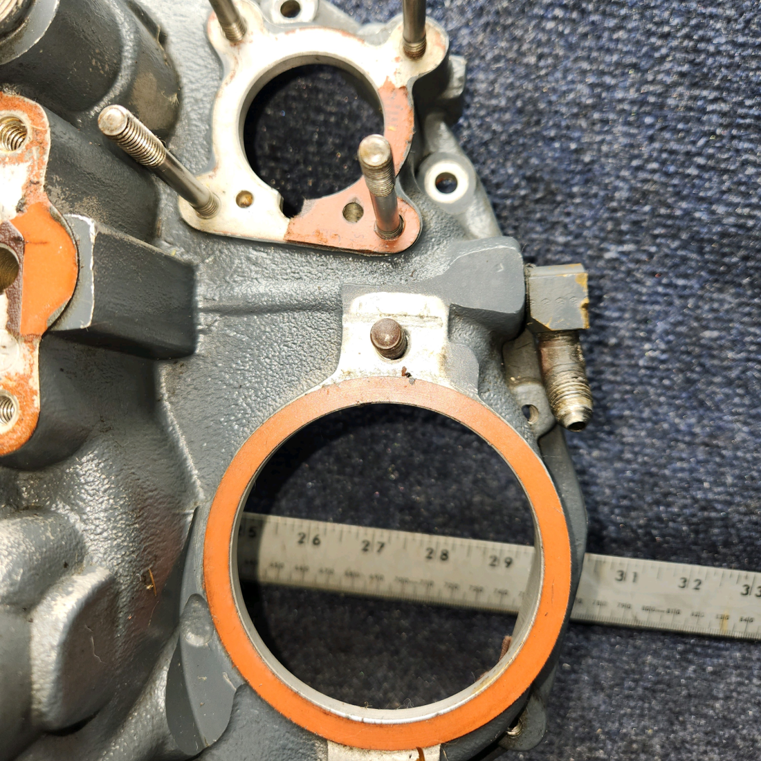 Used aircraft parts for sale, 21A21533-04 Lycoming O-320 Piper PA28-161 Accessory  Housing Assy