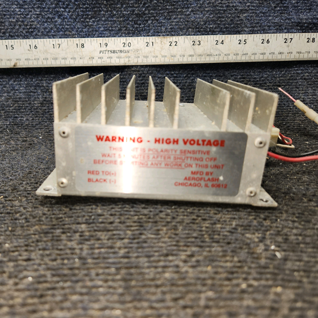 Used aircraft parts for sale, 152-0007 Aeroflash cessna 172N Signal Power Supply (Volts: 12-14)