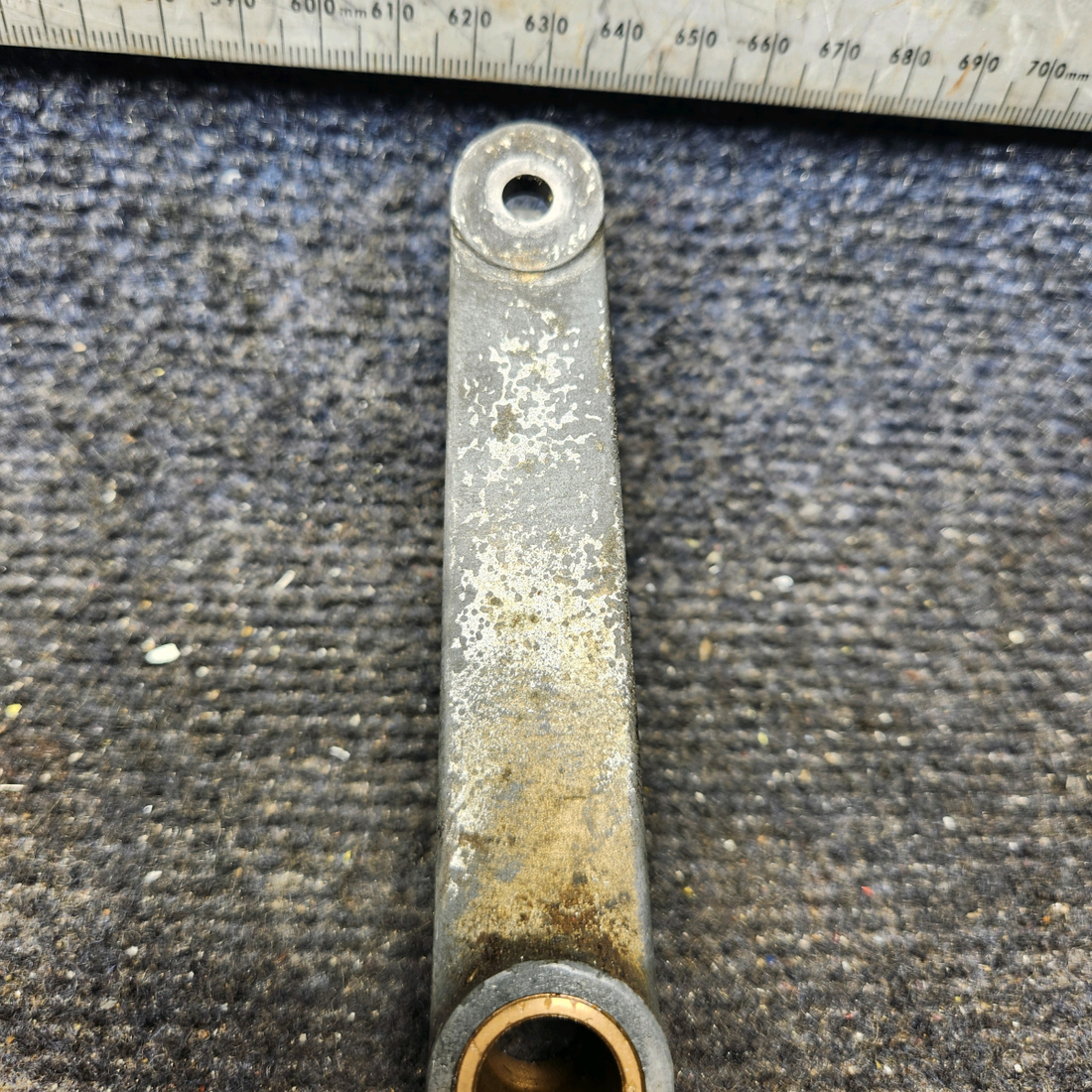 Used aircraft parts for sale, 35-820094-2 Beechcraft 35-33 Nose Gear Retract Idler Arm