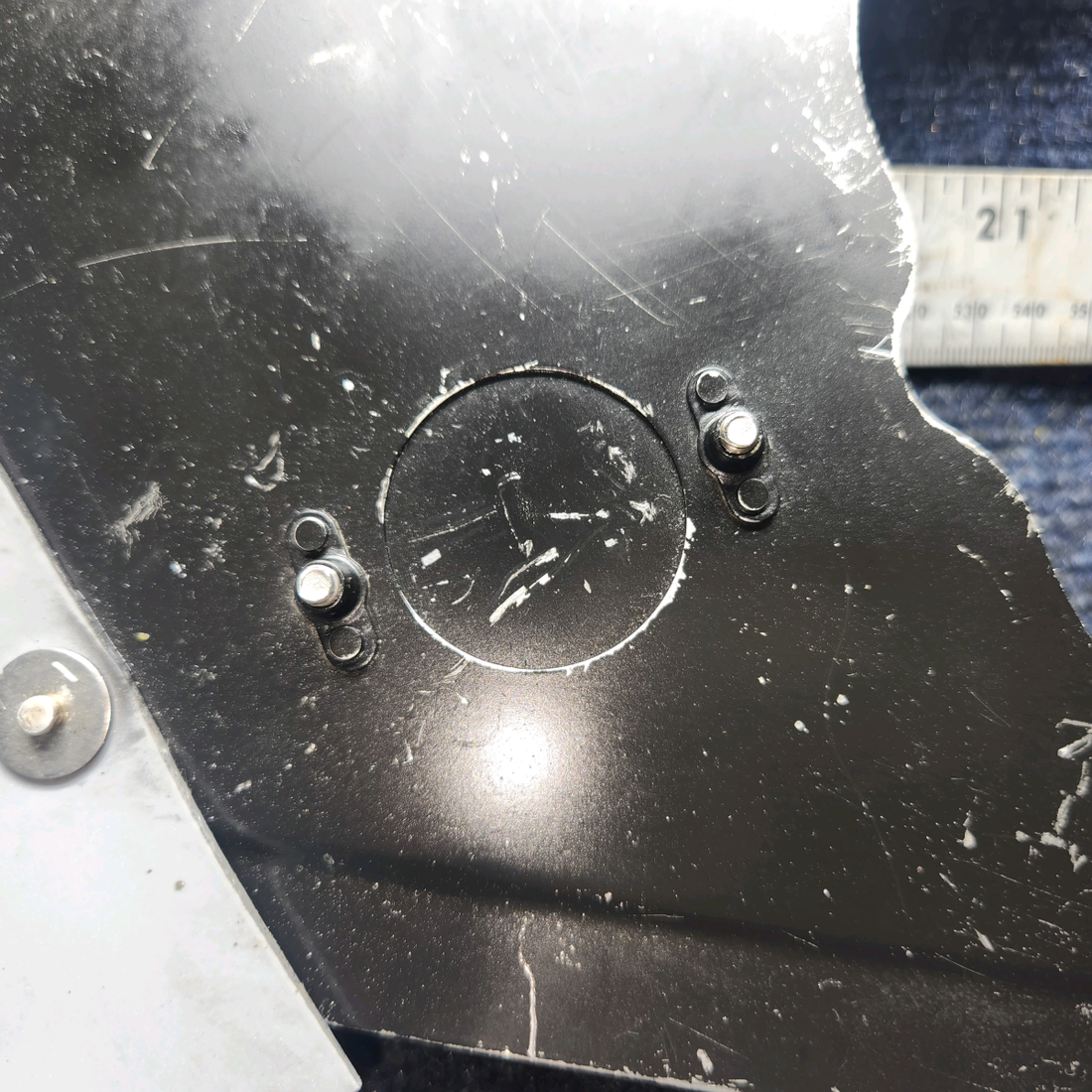 Used aircraft parts for sale, 0555204-1 CESSNA 172K BAFFLE ASSEMBLY #3 CYLINDER