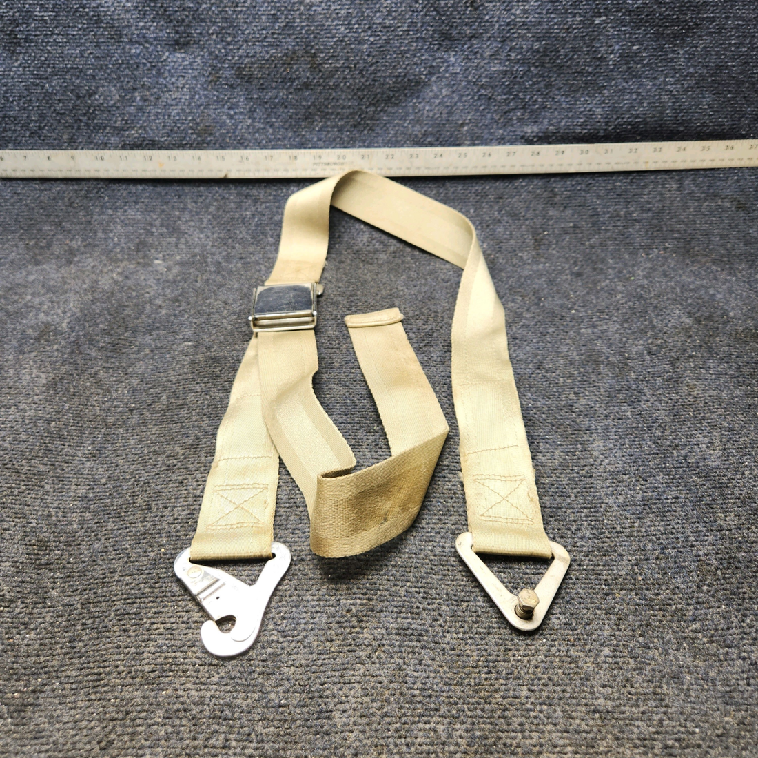 Used aircraft parts for sale, S-1746V13 CESSNA 172K SEAT BELT ASSEMBLY - BEIGE