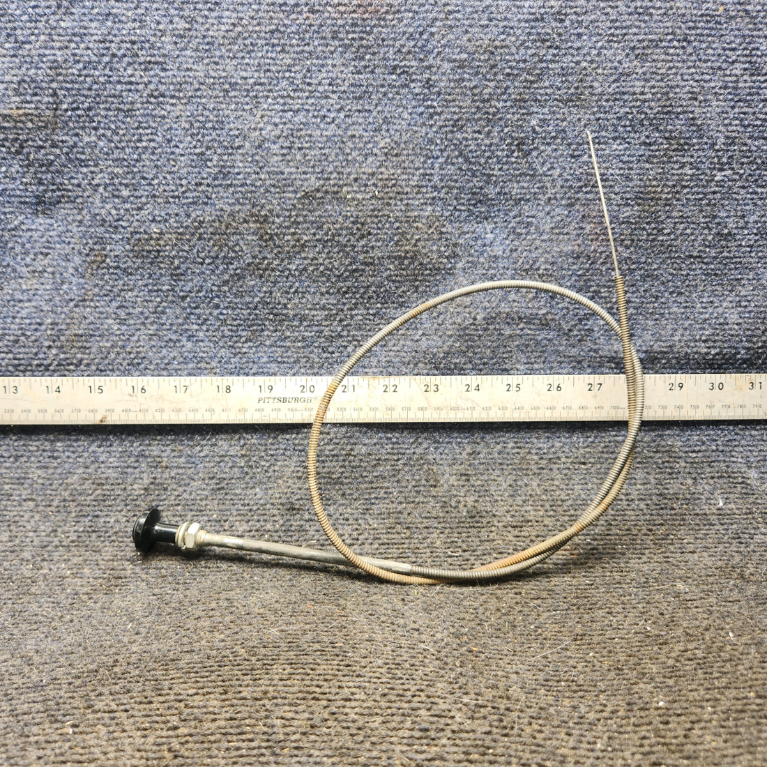 Used aircraft parts for sale, S1239-47 cessna 172N Cabin Heat Control Cable – 40 in