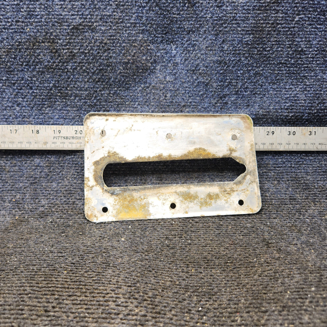 Used aircraft parts for sale, 0511071-3 Cessna 172F Plate Landing Gear Fillet - LH (Corrosion)