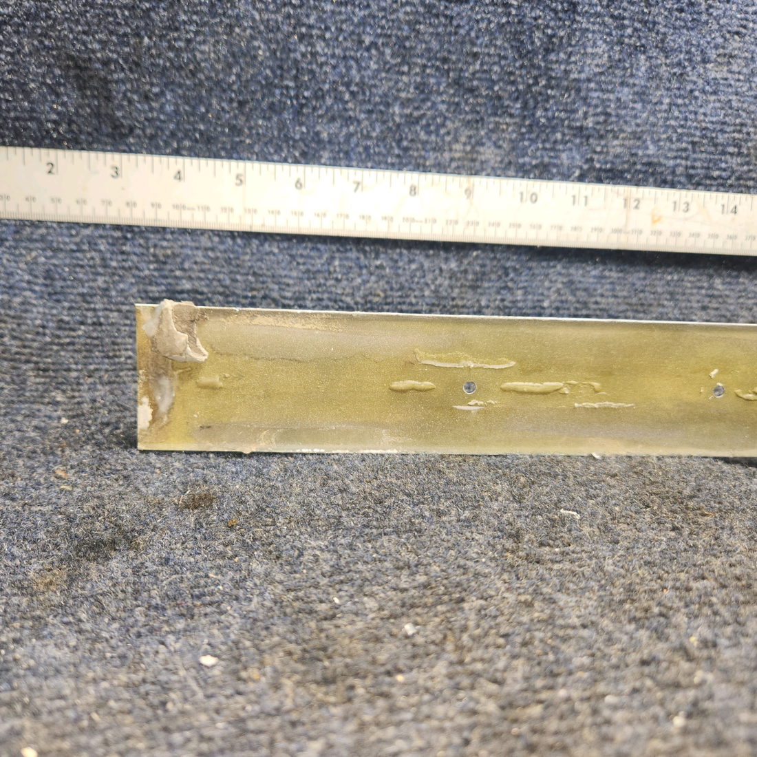 Used aircraft parts for sale, 63070-007 Piper PA-28-140 Trim Strip Windshield Center