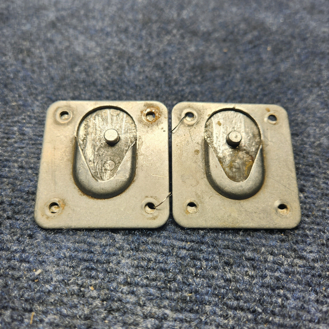 Used aircraft parts for sale, 79781-002 Piper PA32RT-300 AFT SEAT ATTACH PLATE SET WITH BACKPLATE PRICE PER EACH