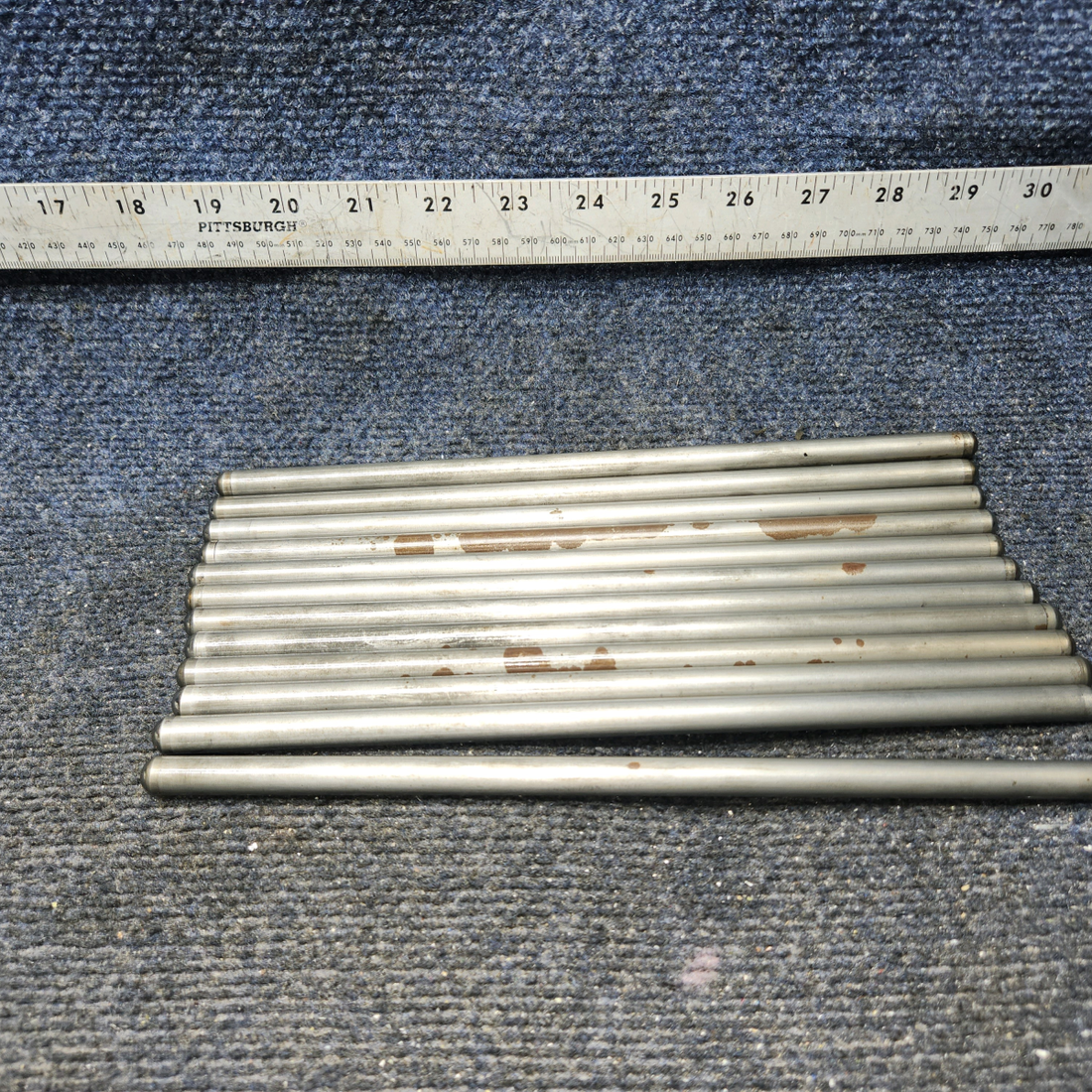 Used aircraft parts for sale, 537870 Continental O-300-A Cessna 172 Push Rod Tube - Set of 12