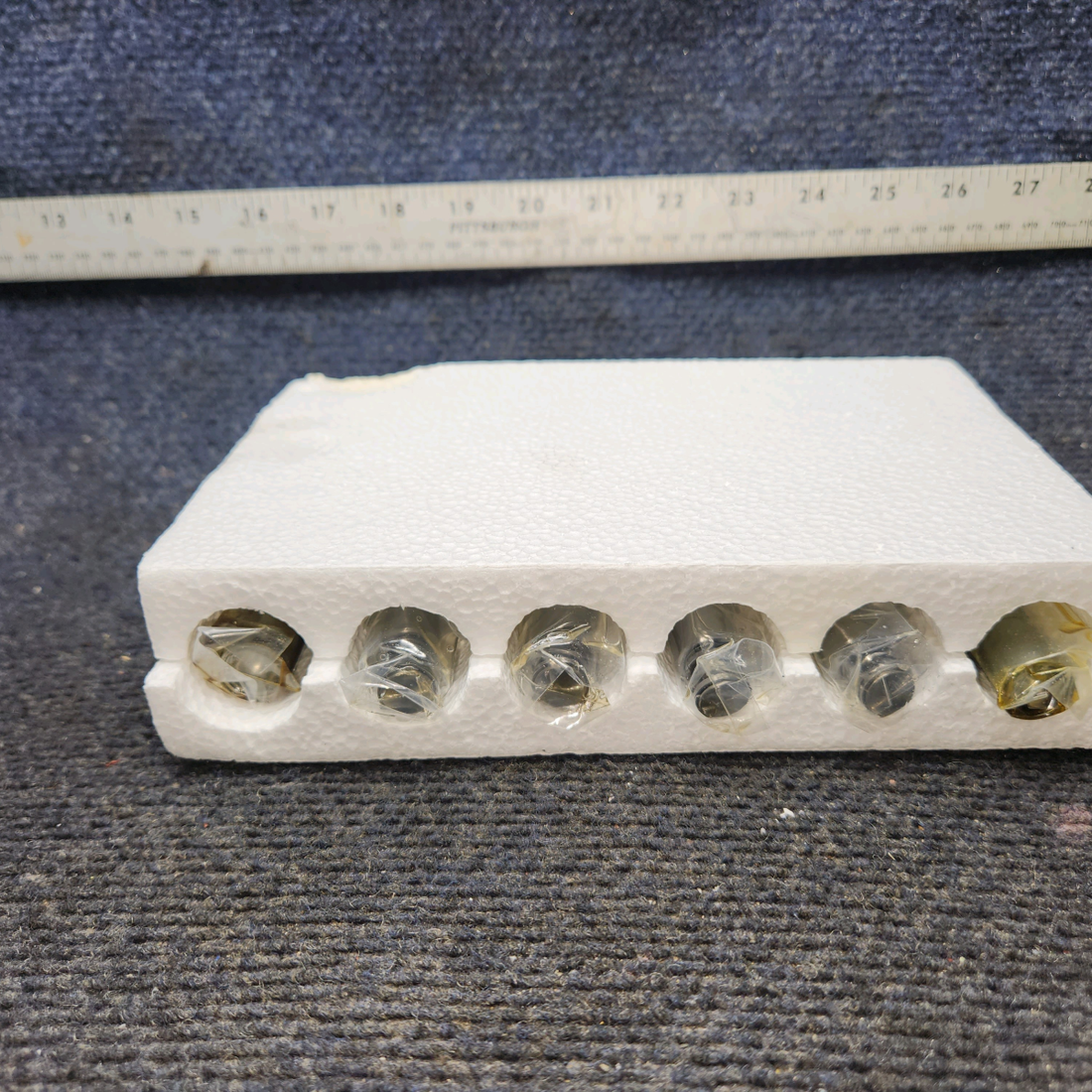 Used aircraft parts for sale, 78290 Lycoming O-320 Piper PA28-140 Hydraulic Plug Assy W/ Sockets Set of 8 with 8130-1