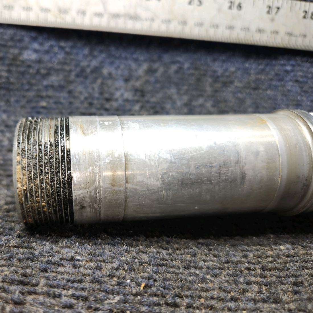 Used aircraft parts for sale, 0541124 Cessna 172E Main Landing Gear Aluminum Axle