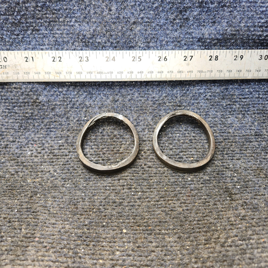 Used aircraft parts for sale, 0550157-29 Continental O-300-D Cessna 172 Exhaust Shroud Seal Set