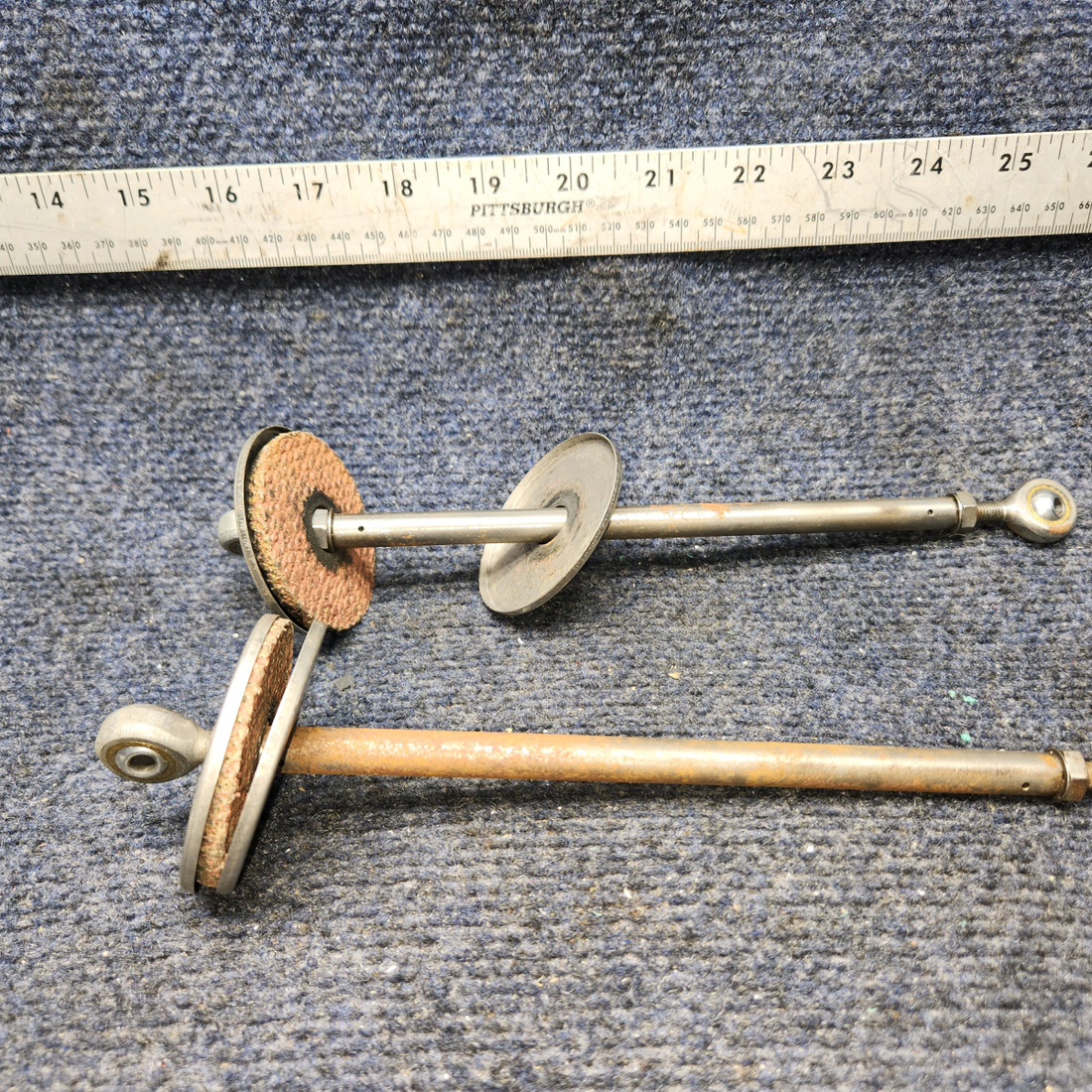 Used aircraft parts for sale, 63327-023 PIPER PA28RT-201 Nose Wheel Control Rod - Price per Each