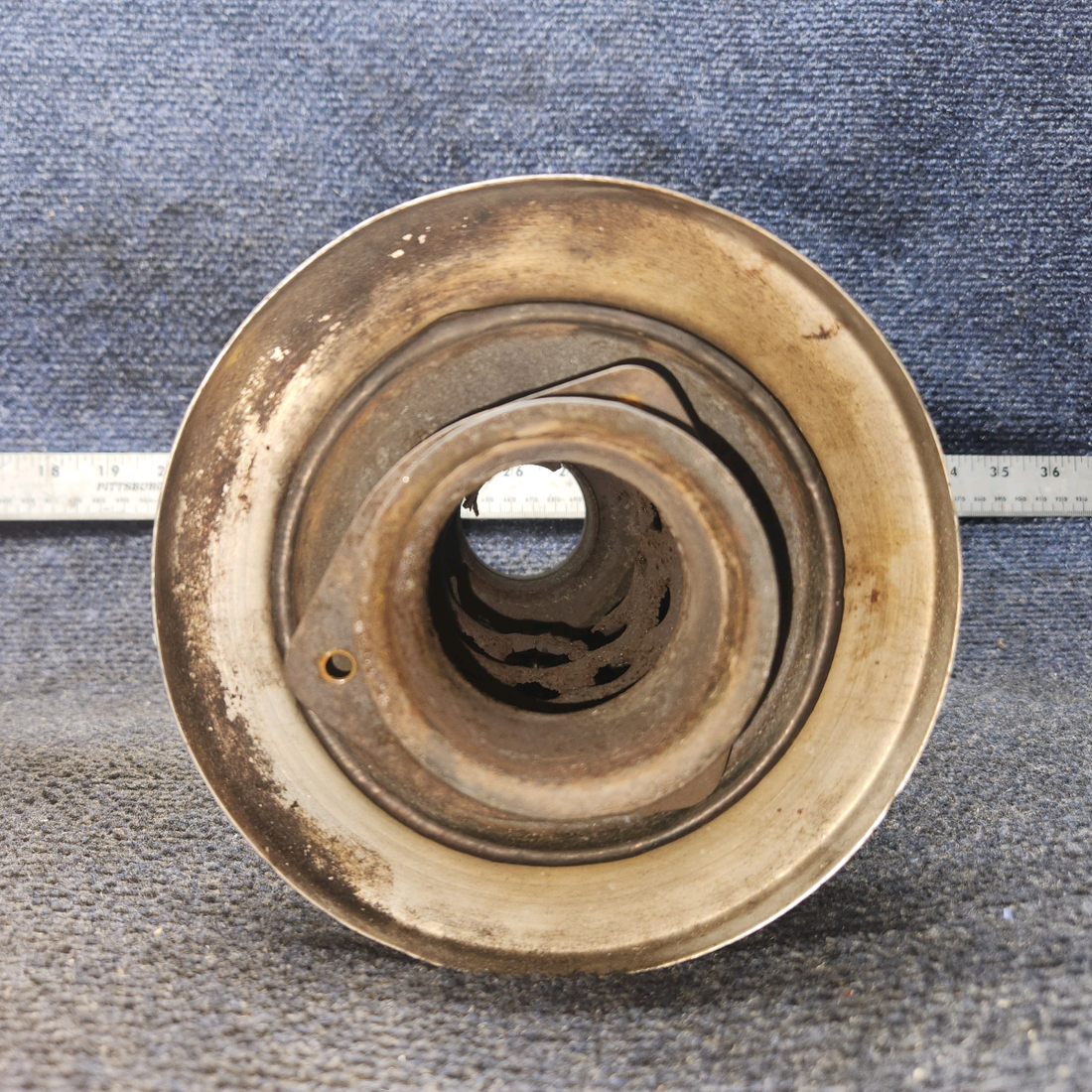 Used aircraft parts for sale, 186-30 Beechcraft F35 Muffler Heat Assy
