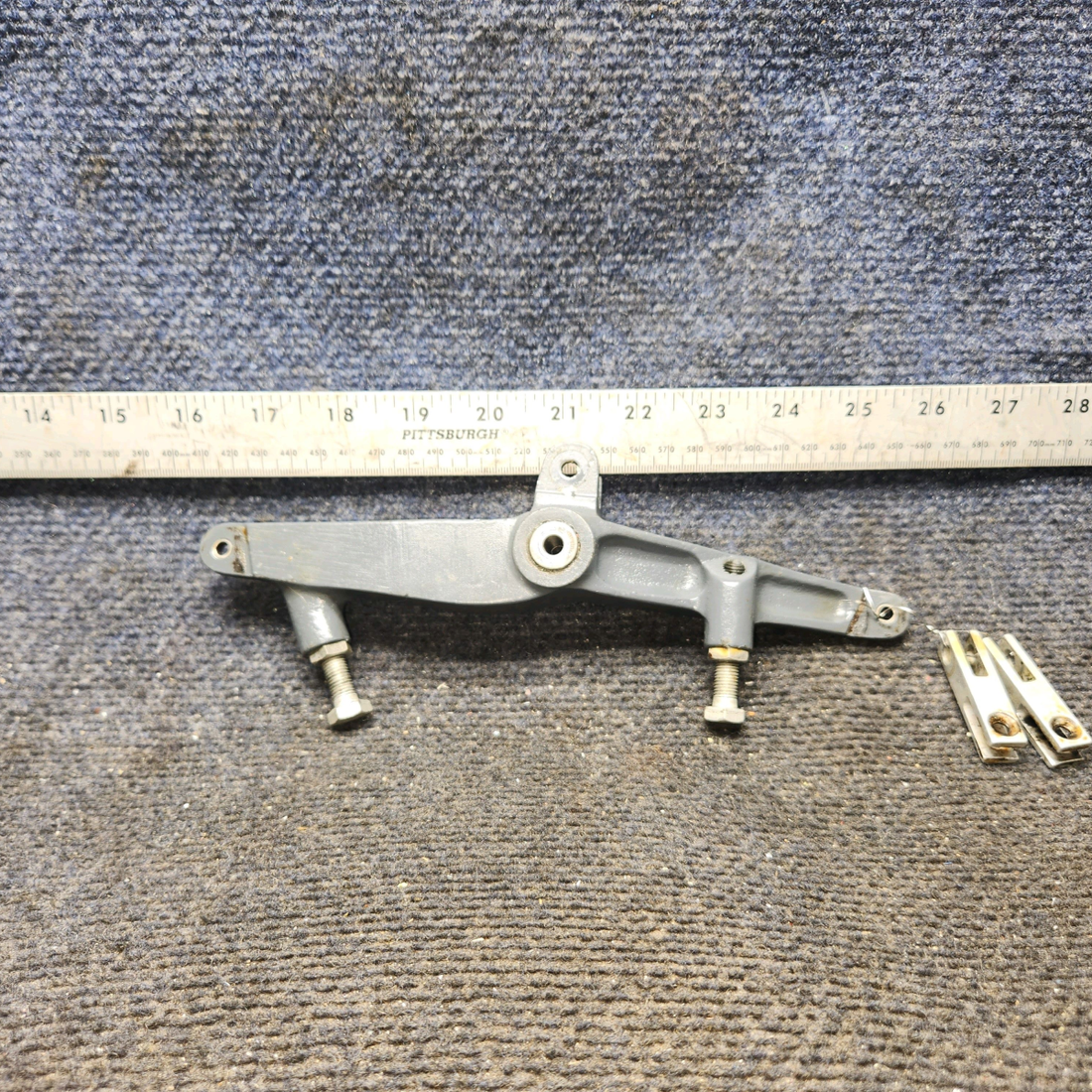 Used aircraft parts for sale, 35-521158-18 Beechcraft 35-33 Aileron Control Bellcrank Assembly – RH