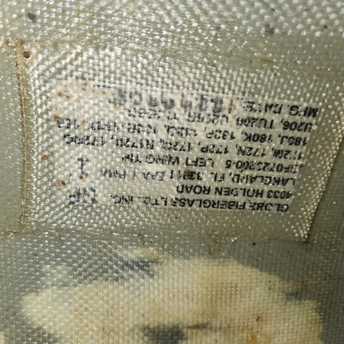 Used aircraft parts for sale, 0723200-5 Cessna 172RG Wing Tip Assembly - LH