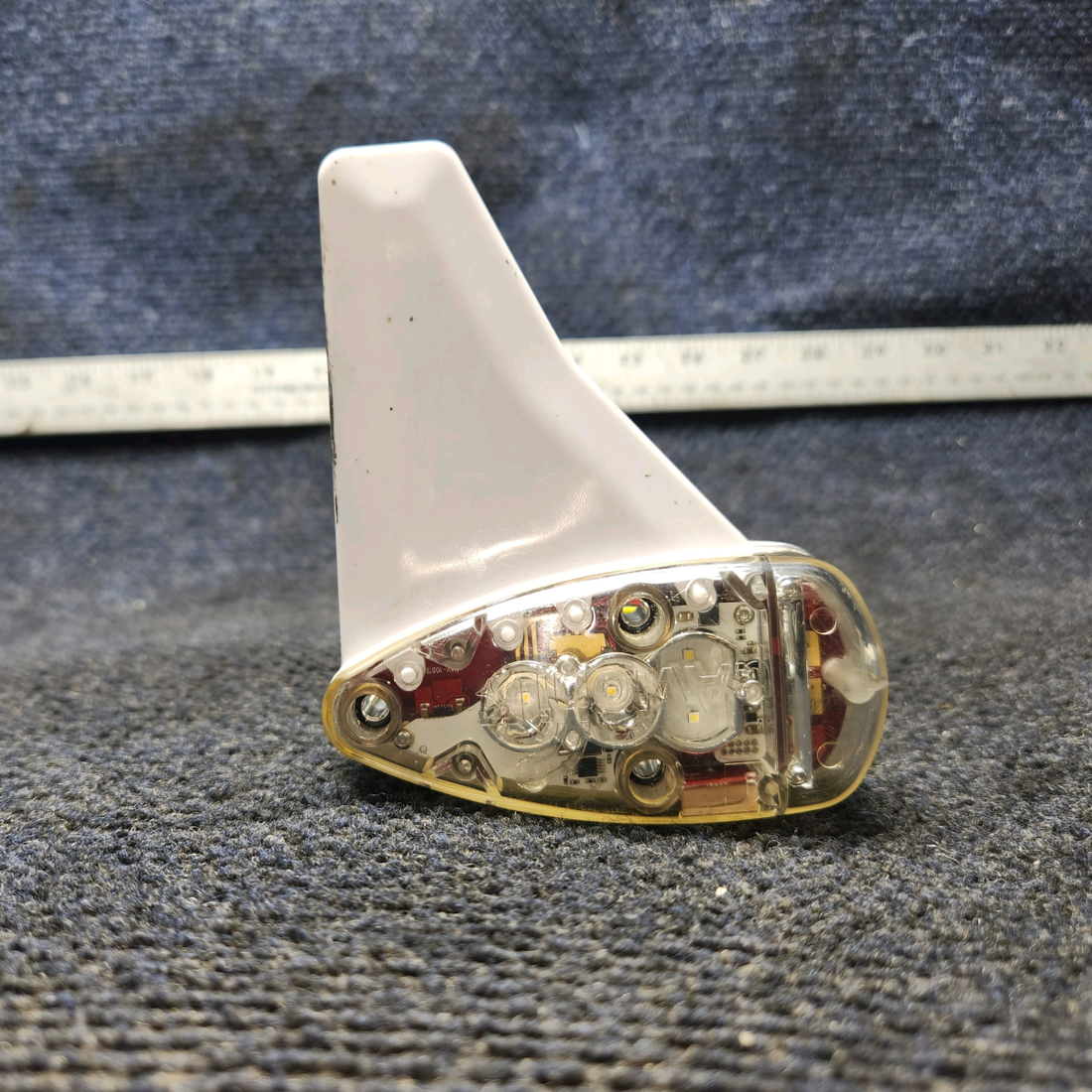 Used aircraft parts for sale, UAV-1001856-002 UAvionix Piper PA28-161 SkyBeacon ADS-B Out Transmitter, Mod 7 (Red LED)