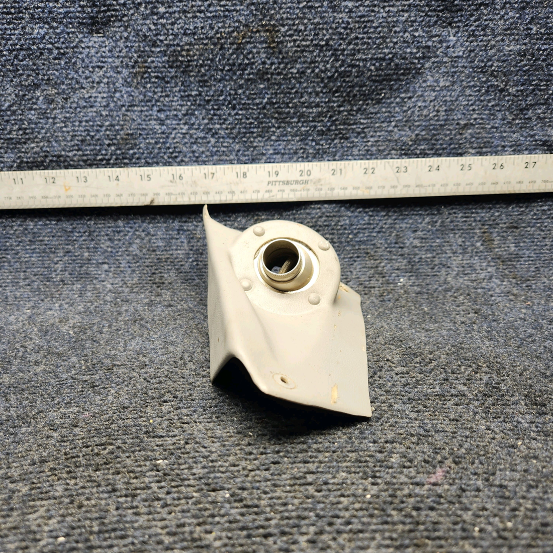 Used aircraft parts for sale, 169-534026-1 , B-2120-501 Beechcraft A23A Musketeer Custom III OUTLET LH ESCUTCHEON W/ WEMAC VENT