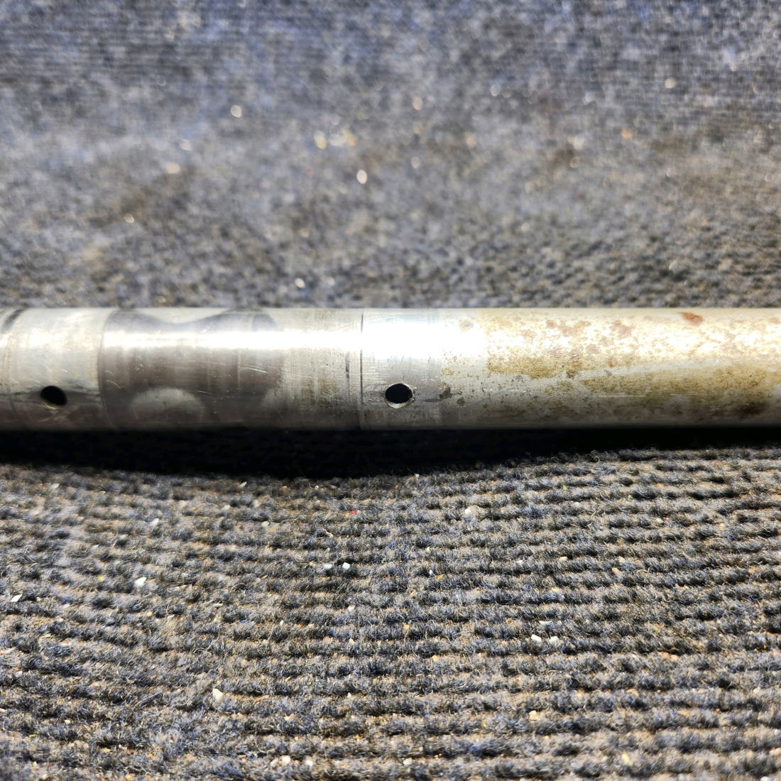 Used aircraft parts for sale, 35-524018 Beechcraft 35-33 Co-Pilot Rudder Pedal Torque Tube