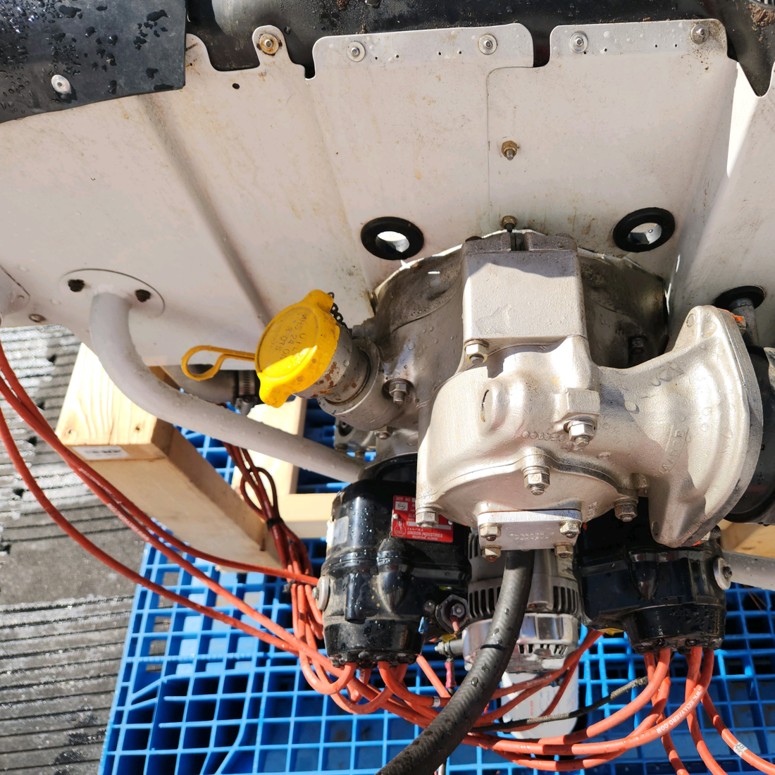 Used aircraft parts for sale, O-300-D Continental O-300-D Cessna 172E Aircraft Engine (Prop-Strike) 285OH