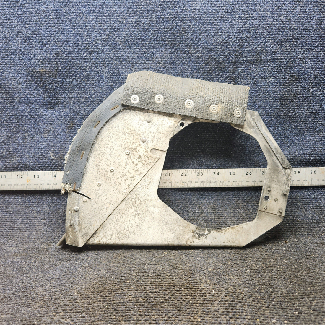 Used aircraft parts for sale, 63613-000 Piper PA28-140 Front Engine Baffle Assembly - LH