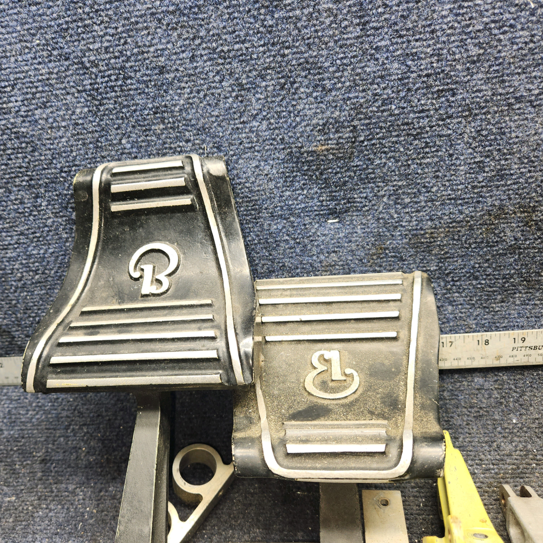 Used aircraft parts for sale, 169-524013-1 Beechcraft C23 SUNDOWNER Rudder Pedal Installation Assy