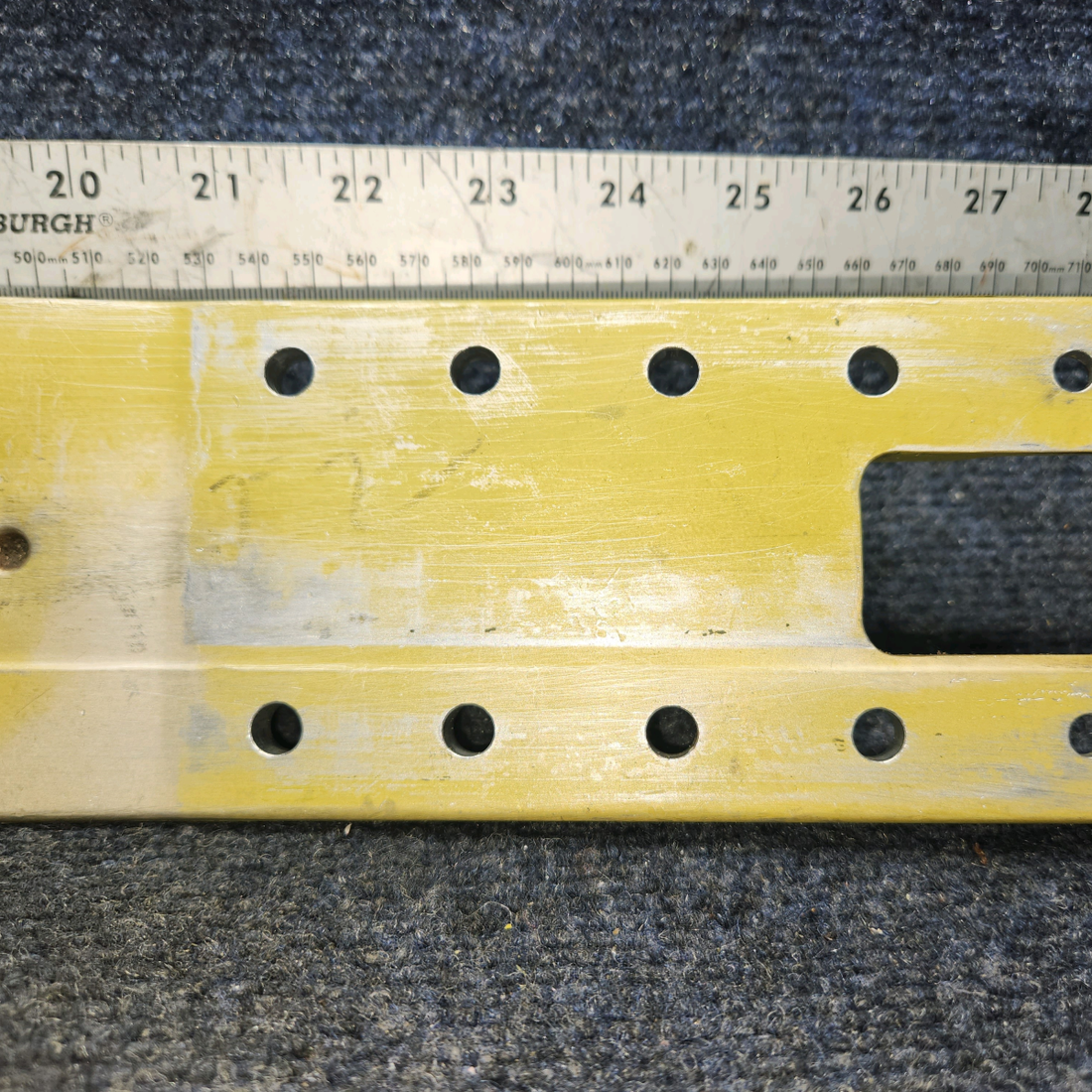 Used aircraft parts for sale, 169-110017-1 Beechcraft A24R Fitting Lower Splice Plate