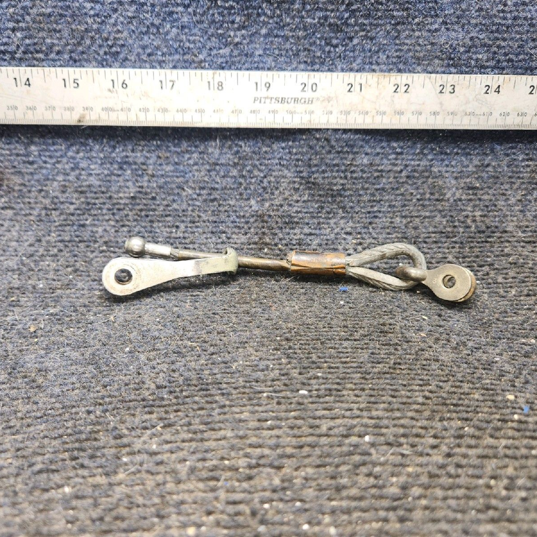 Used aircraft parts for sale, 96908-000 piper PA-28-181 Rear Seat Belt Attachment Cable