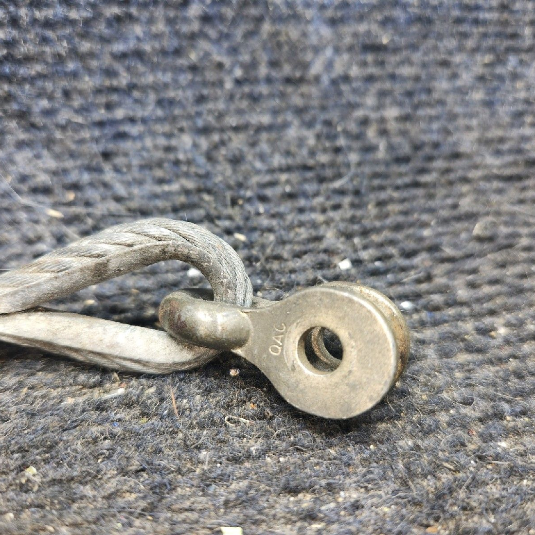 Used aircraft parts for sale, 96908-000 piper PA-28-181 Rear Seat Belt Attachment Cable