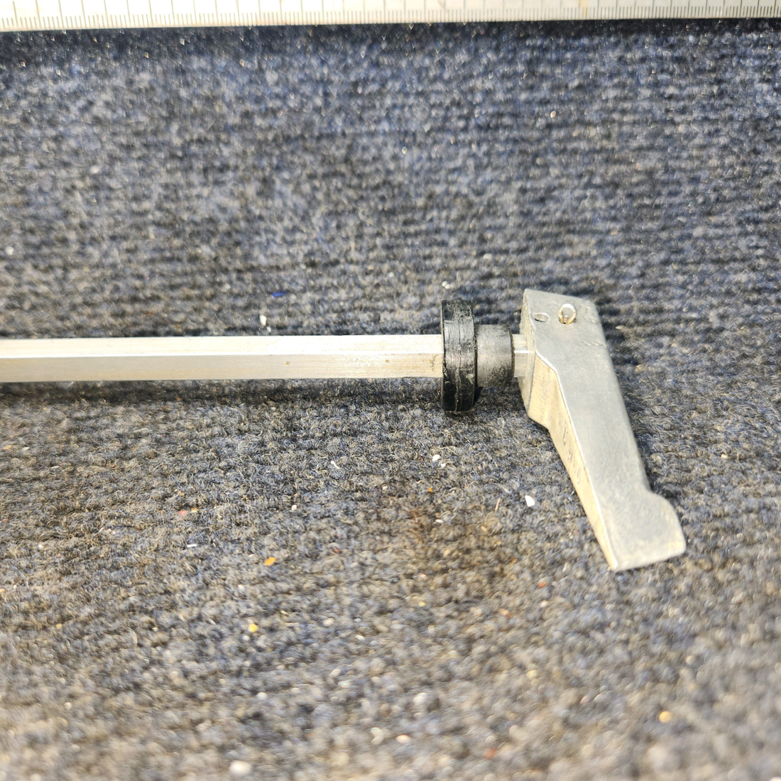 Used aircraft parts for sale, 0513120-6 Cessna 172 E Fuel Selector Valve Assembly with Shaft and Handle