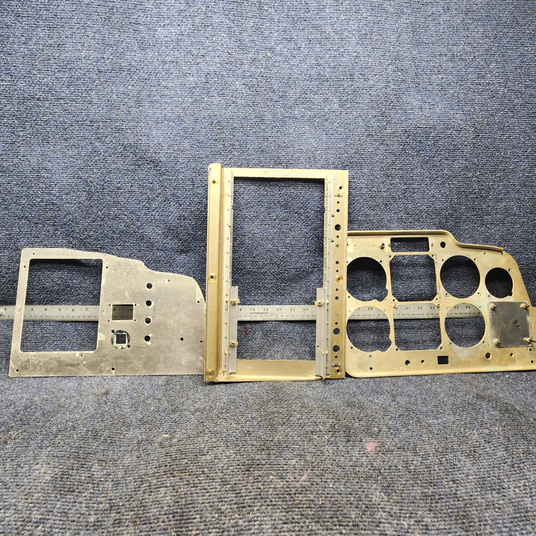 Used aircraft parts for sale, 35-324451-135,  36-324022-5 Beechcraft F33A INSTRUMENT PANEL SET W/ RADIO PANEL