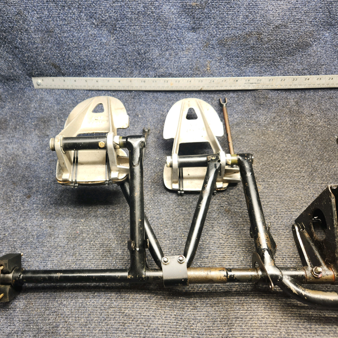 Used aircraft parts for sale, 63459-019 Piper PA28-161 Toe Brake Pedal Assy