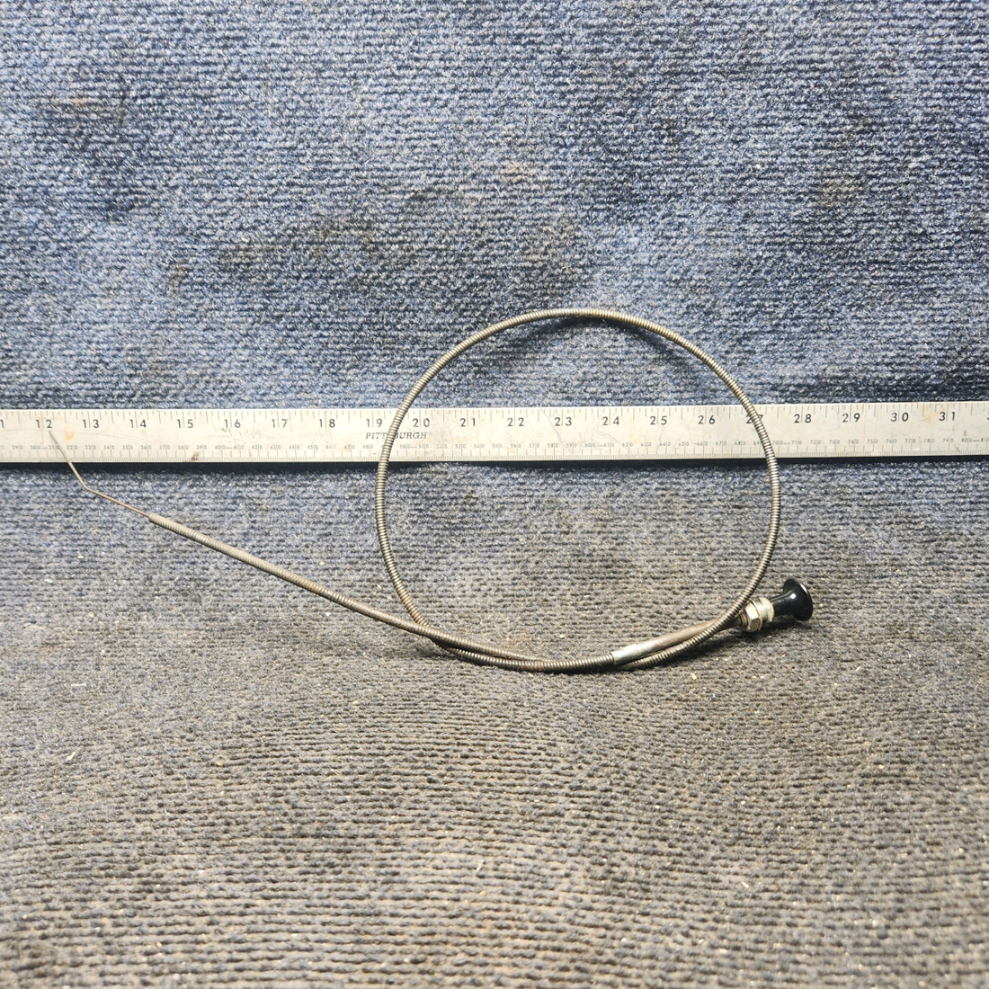 Used aircraft parts for sale, 35-550523 Beechcraft 35-33 Cabin Heat Control Assembly (39")
