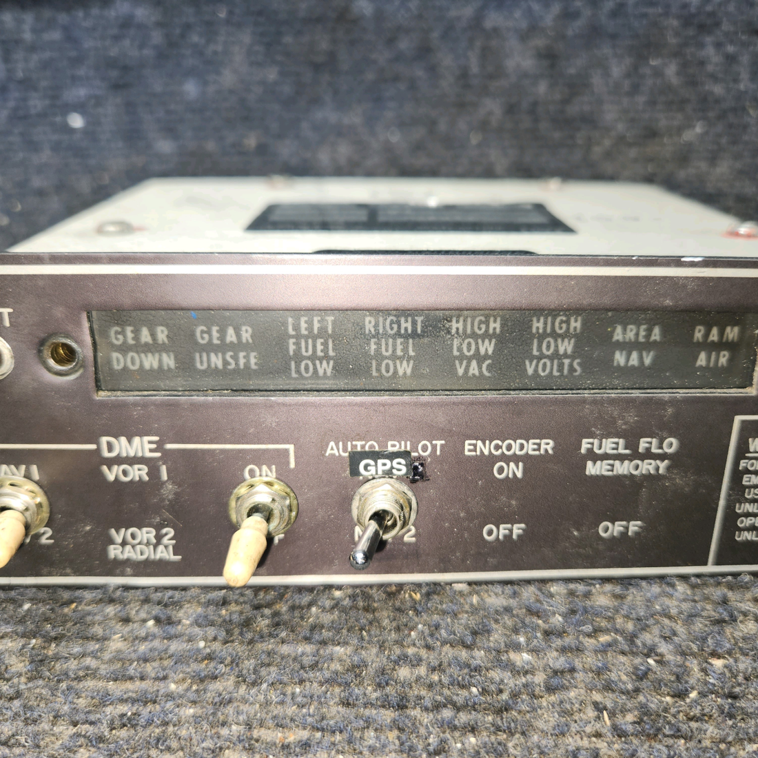 Used aircraft parts for sale, 500D0024 Internatinal Avionics Mooney M20J Annunciator Panel