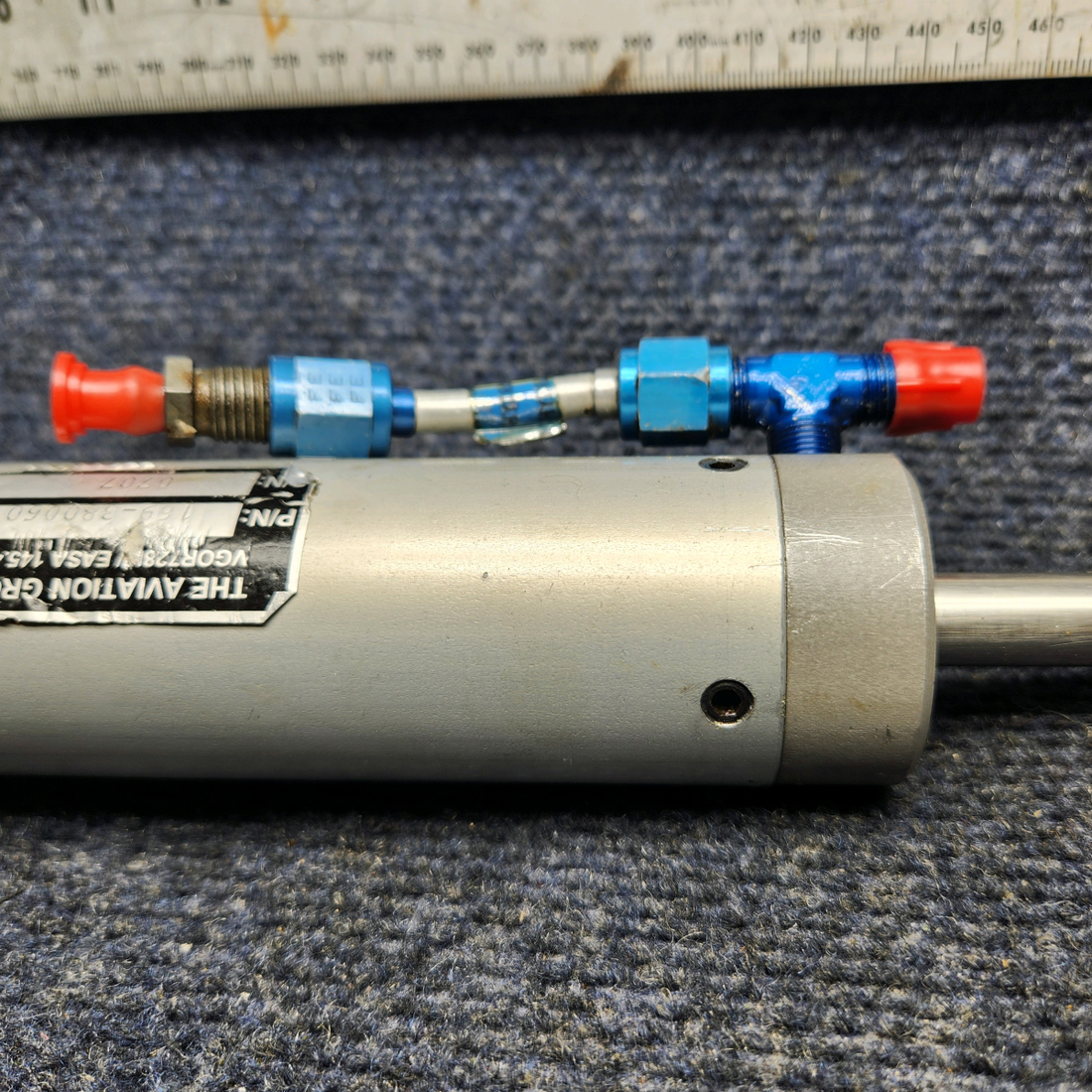 Used aircraft parts for sale, 69-380060-1 Beechcraft A24R Actuator Hydraulic Retract MGL