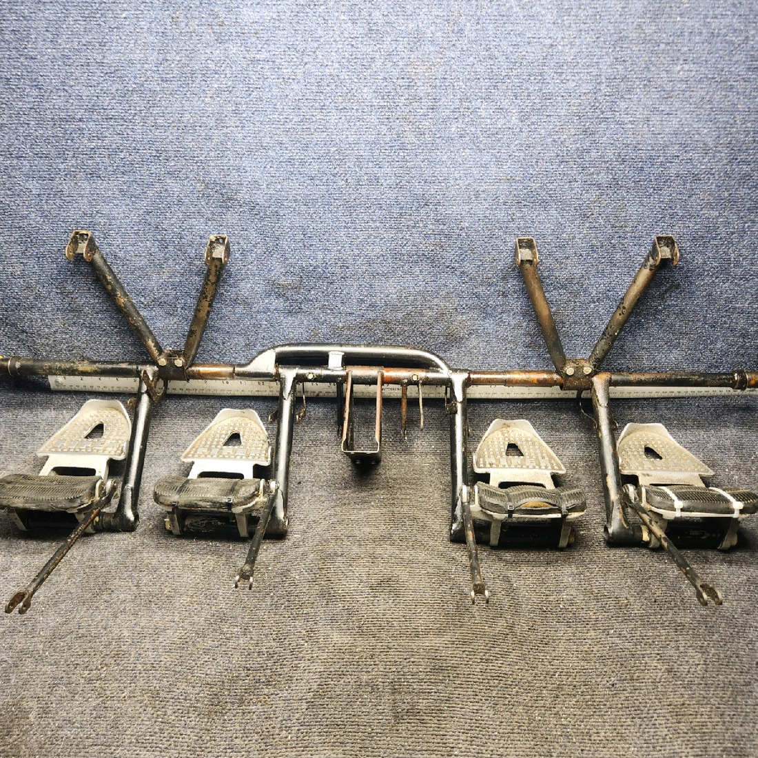 Used aircraft parts for sale, 63459-019 piper PA-28-181 Complete Rudder Pedal Assembly