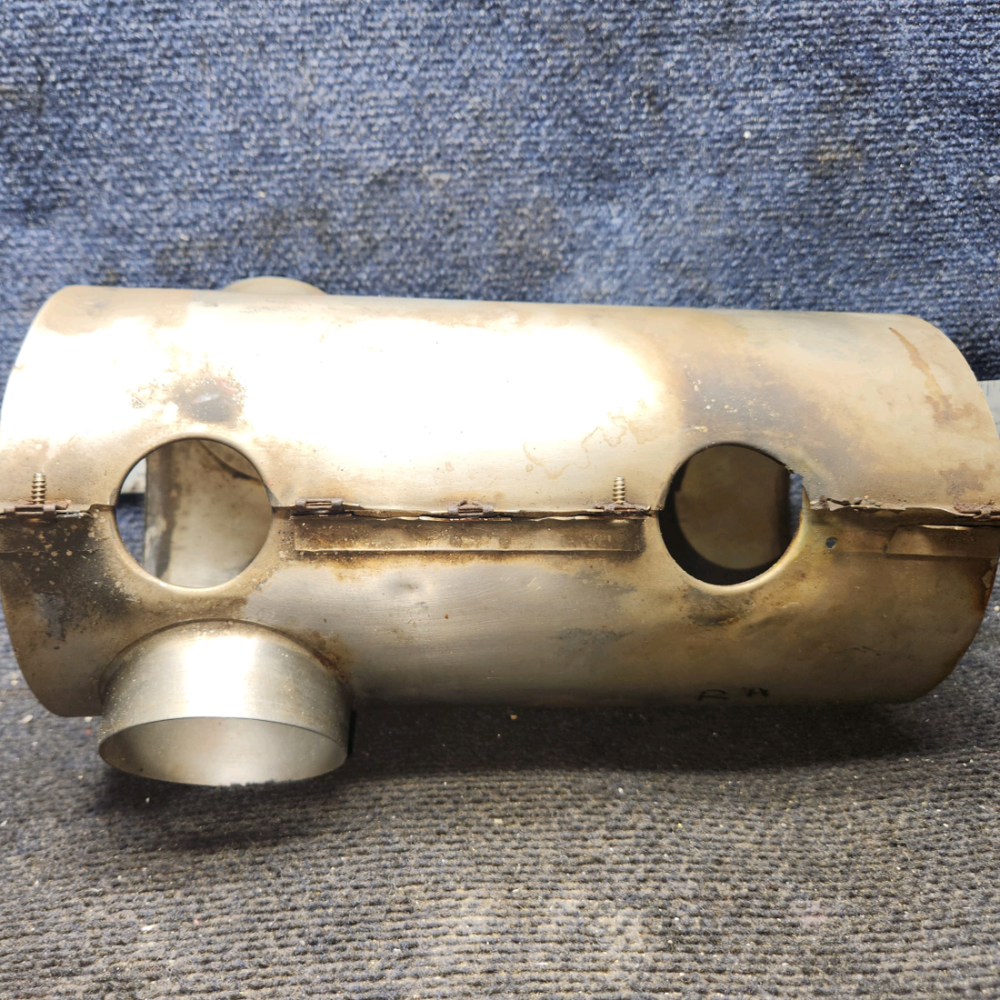 Used aircraft parts for sale, 0550176-38 Continental O-300 Cessna 172F Shroud Assy Exhaust - RH