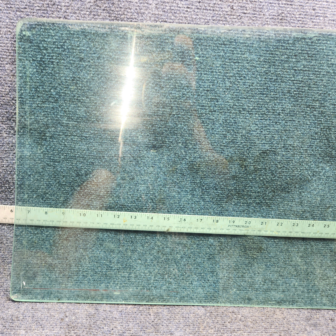 Used aircraft parts for sale, 20676-03 / 21027-000 PIPER PA-24-250 Pilot Window - Outer W/ Storm Window Green