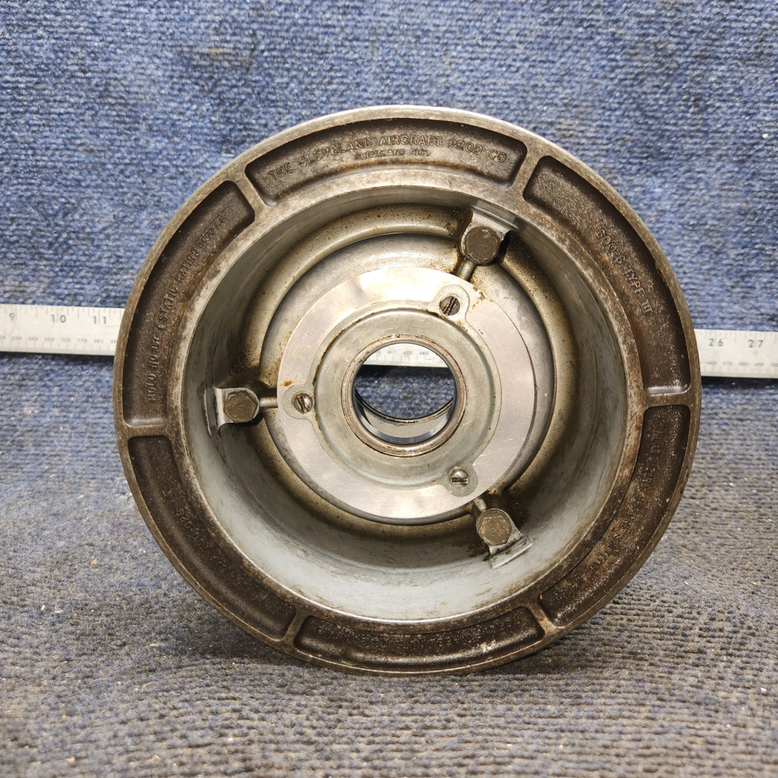 Used aircraft parts for sale, 27-100D Beechcraft 35-33 6.00-6 Main Wheel Assembly Type III