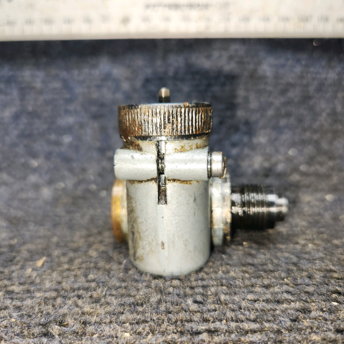 Used aircraft parts for sale, 106301 Continental GO-300 Cessna C175 Tachometer 90 Degree Elbow Cable Adapter