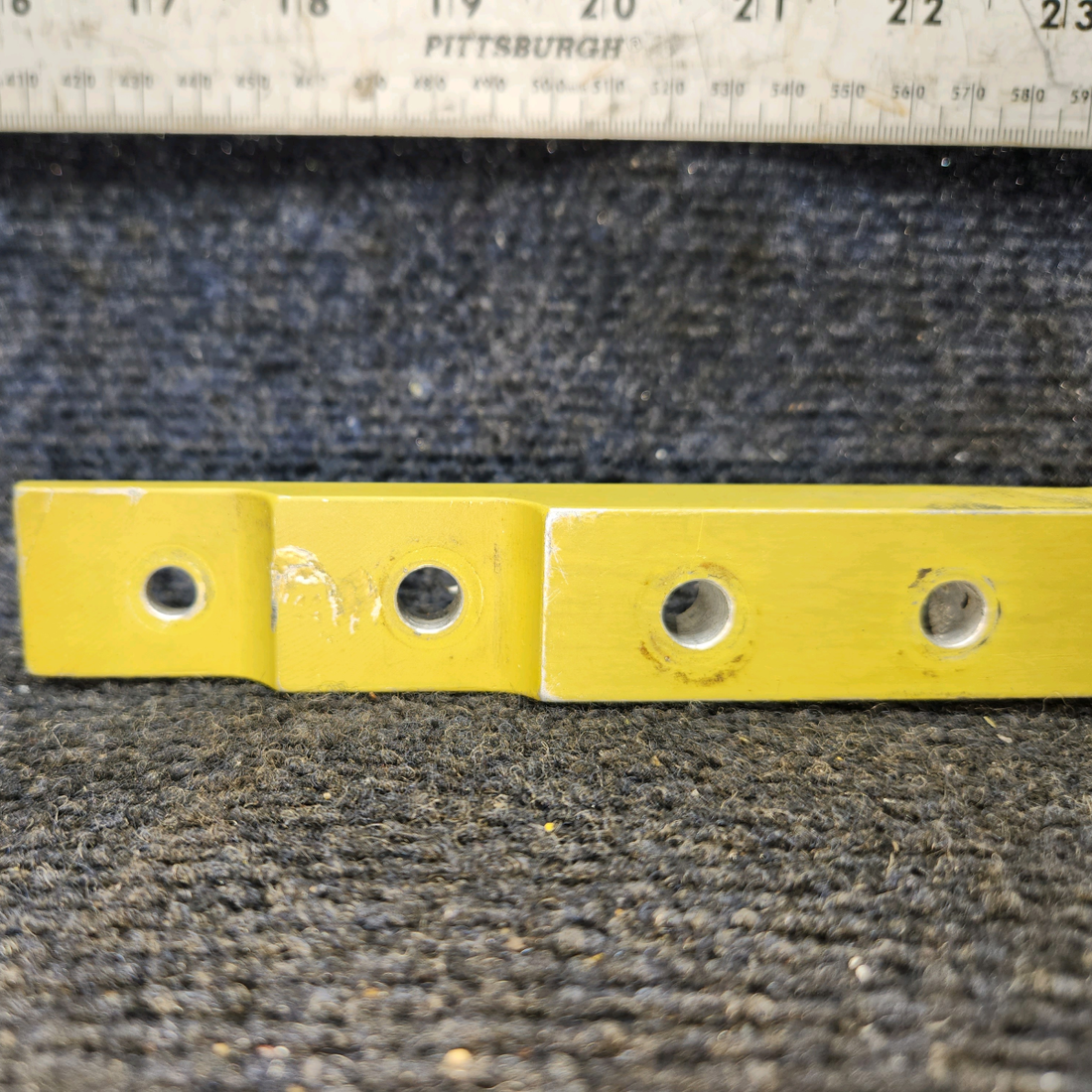 Used aircraft parts for sale, 169-110018 Beechcraft C23 SUNDOWNER Forward Lower Spar Cap Splice Fitting