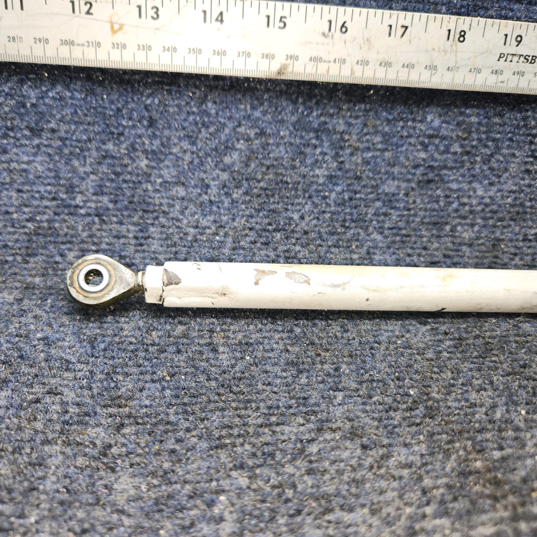 Used aircraft parts for sale, 21109-000 PIPER PA-24-250 Nose Gear Push Pull Rod Assembly