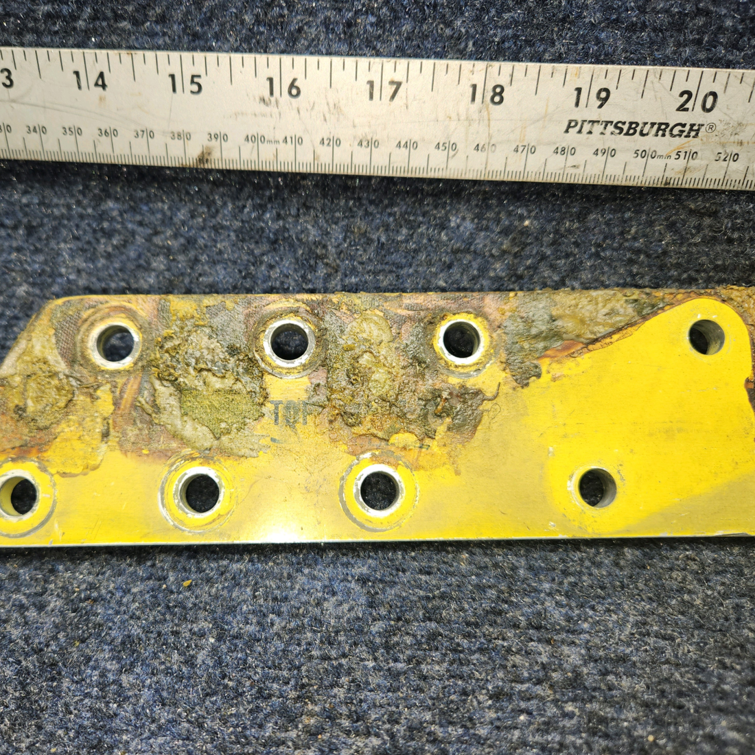 Used aircraft parts for sale, 20313-000 PIPER PA-24-250 Plate Main Spar Upper Attachment