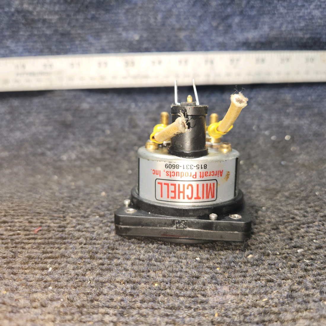 Used aircraft parts for sale, D1-211-5106 Mitchell Piper PA-28-140 Ammeter Amp Indicator Gauge