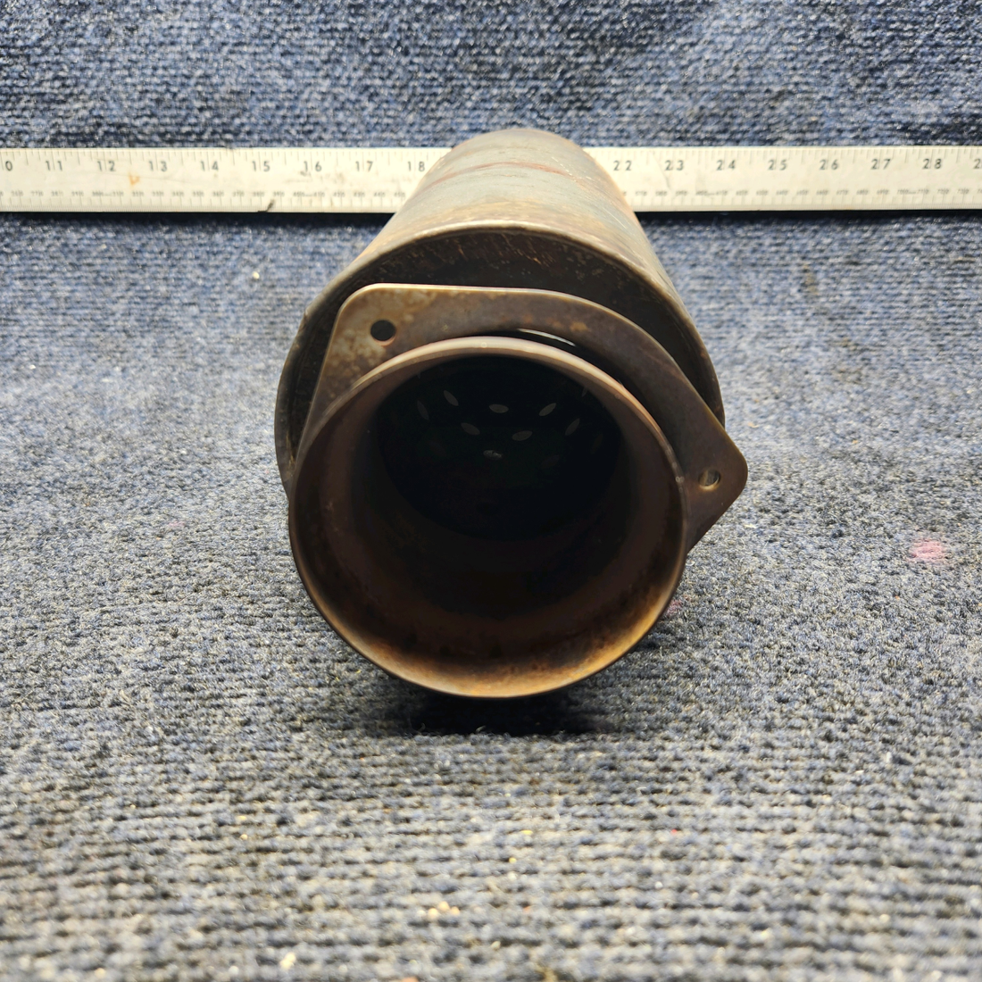 Used aircraft parts for sale, 701-20 Beechcraft F33A EXHAUST MUFFLER WITHOUT SHIELD