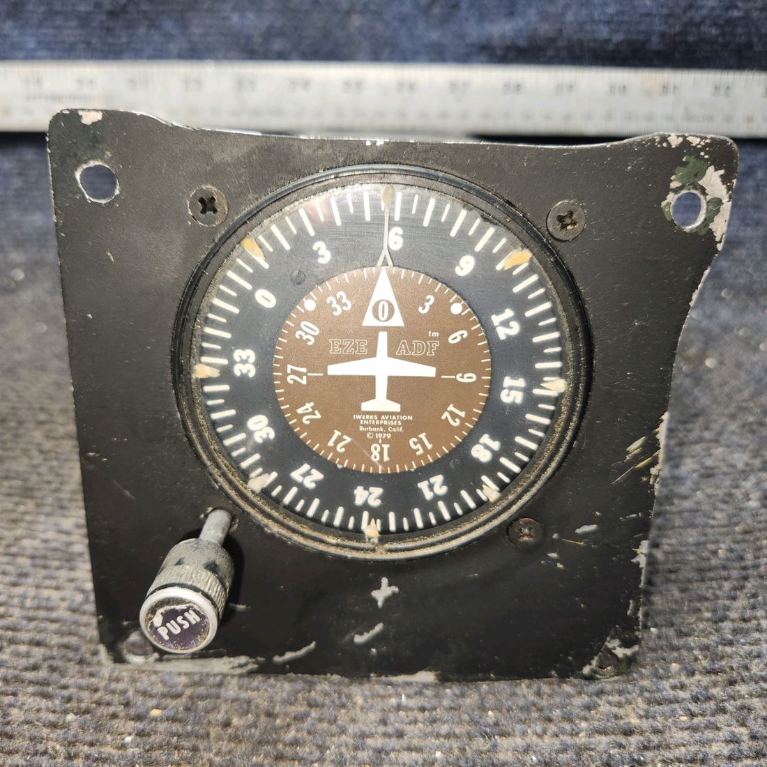 Used aircraft parts for sale, 200-5 Aviation Instrument Beechcraft 35-33 Directional Gyro Indicator