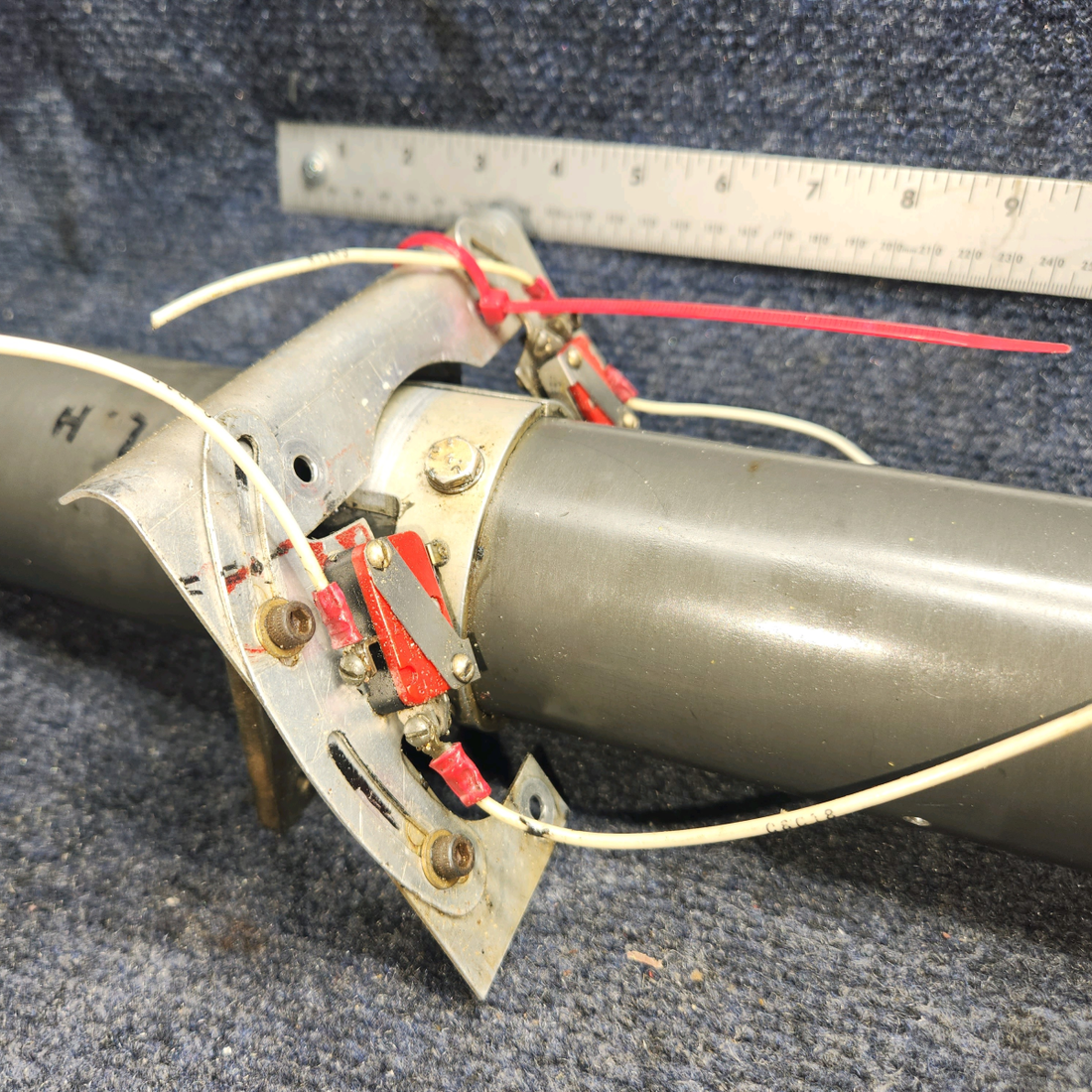 Used aircraft parts for sale, 169-524071-1 Beechcraft A24R Tube Assembly Flap Torque LH