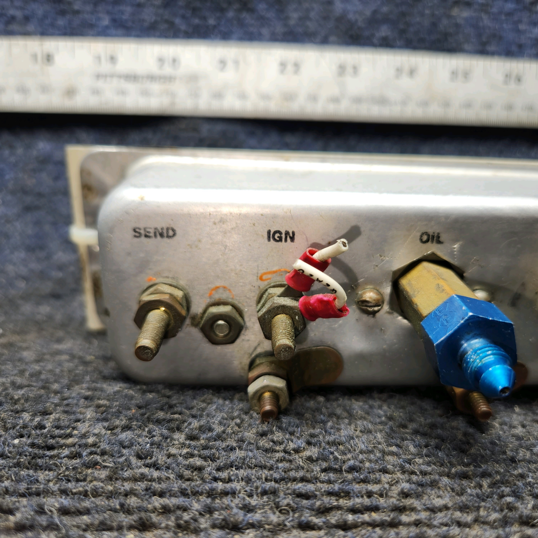 Used aircraft parts for sale, 169-380036-37 Rochester Beechcraft C23 SUNDOWNER Instrument Gauge Cluster Assembly