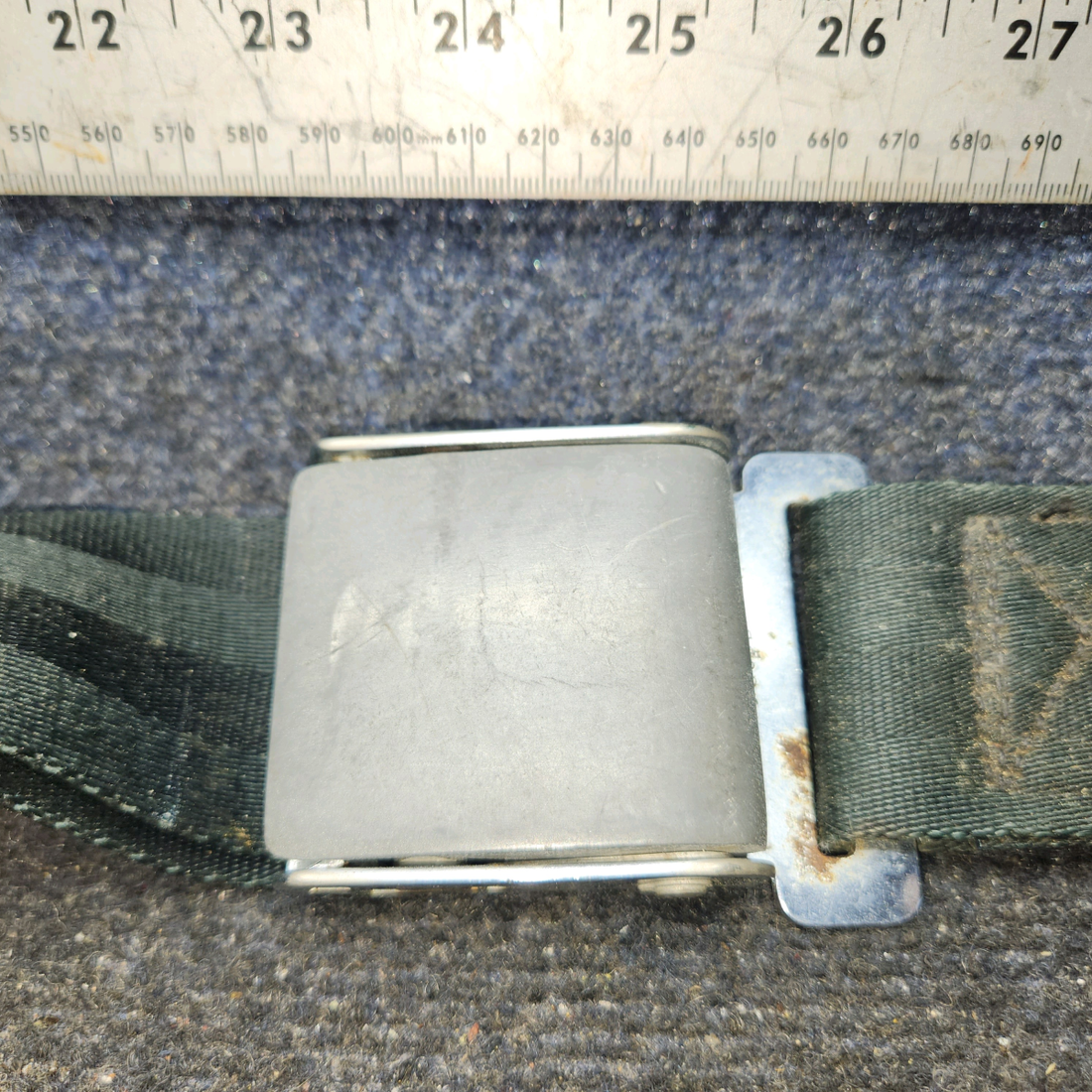 Used aircraft parts for sale, 501086-401 Cessna C175 Seat Belt Assy Rear Seat