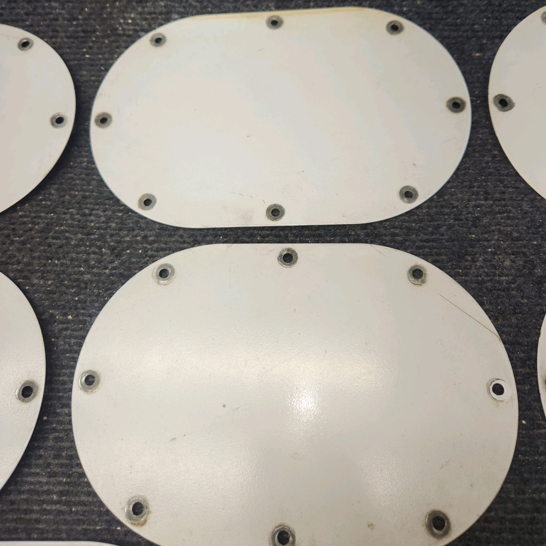 Used aircraft parts for sale, 62109-000 Piper PA28-161 Inspection Cover plate - Set Of "8"